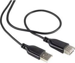 Renkforce RF-4080795 - USB-kabel USB 2.0 - 1.00 m SuperSoft - Zwart