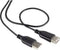 Renkforce RF-4080795 - USB-kabel USB 2.0 - 1.00 m SuperSoft - Zwart