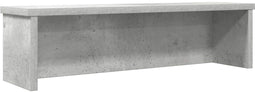 vidaXL - Keukenrek - stapelbaar - 50x15x16 - cm - bewerkt - hout - betongrijs