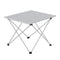 Woltu Picknicktafel Campingtafel Opvouwbaar - Aluminium Zilver - 56x46x40 cm