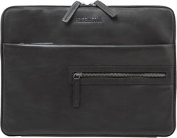 Pride and Soul schrijftablethoes - TERRA - leer - zwart - A4 - JU-47533