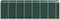 vidaXL - Tuinschuur - 191x640x198 - cm - gegalvaniseerd - staal - groen