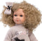 Llorens pop Elena met blond krullend haar 35 cm
