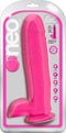 Neo 11 inch dual Density dildo neon roze
