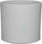 Mica Decorations Era Bloempot - 21x23 cm - Keramiek - Grijs - 2 Stuks