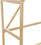 vidaXL - Kledingrek - met - schappen - 80x40x175 - cm - bamboe
