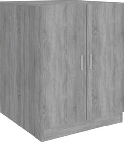 vidaXL - Wasmachinekast - 71x71,5x91,5 - cm - grijs - sonoma - eikenkleurig