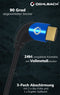 Oehlbach D1C42543 - HDMI Kabel - 90 graden haakse connector - 8K 60Hz - Blauw Zwart