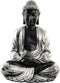 Decoratieve figuren DKD Home Decor Ziverachtig Zwart Boeddha Hars Orientaals (43 x 37 x 57 cm)
