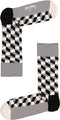 Happy Socks 4-pack sokken - Heren & Dames - Klassiek zwart-wit (4 paar)