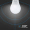 V-TAC VT-2099-N E27 LED Lampen - GLS - IP20 - Wit - 8.5W - 806 Lumen - 4000K