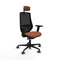 Bureaustoel Piqueras y Crespo D036G2W Bruin Zwart