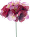 Nova Nature Zijden Kunstbloemen Hydrangea Hortensia Verenia Fuchsia 27 cm