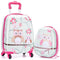 Coast 2-delige Kinderbagage - Koffer 33x22x46cm en Trolley 24,5x12,5x34cm - Ergonomisch en Duurzaam
