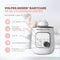 Vulpes Goods® BabyCare - Flessenwarmer PRO 10in1 - Snel opwarmen warmhouden ontdooien steriliseren - Deluxe White
