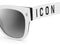 Dsquared2 ICON 0005/S - Zonnebril Uniseks - Ø 58 mm - Wit Zwart