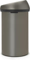 Brabantia Touch Bin - Prullenbak - 60 l - Platinum