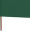 vidaXL - Windscherm - 9-panelen - 1200x120 - cm - stof - groen