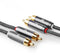 Nedis CATB24200GY20 - Audiokabel RCA - 200 cm - Grijs