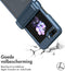 iMoshion Hoesje Geschikt voor Samsung Galaxy Z Flip 5 Hoesje - iMoshion Rugged Clear Backcover - Donkerblauw
