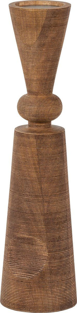 WOOOD Pyro Kandelaar - Mango Hout - Naturel - 50x13x13