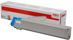 Oki 43837131 - Toner - C9655 - Cyaan - 22000 pagina's