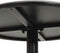 vidaXL - Tuintafel - rond - Ø60x105 - cm - staal - zwart
