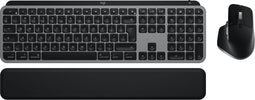 Logitech MX Keys S Combo for Mac - Draadloos Toetsenbord en Muis - Mac-specifieke toetsen en Smart Actions - Space Gray