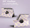 imoshion Tablet Hoes - Geschikt voor Samsung Galaxy Tab S9 11.0 inch Plus / Galaxy Tab S9 11.0 inch FE Plus / Galaxy Tab S10 Plus - 360° Draaibare Design Bookcase 2.0 - Dancing Cubes