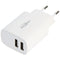 Ansmann HC212 - USB Charger - 2x USB poorten 12W - Wit