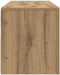 vidaXL - Tv-meubel - met - LED - 120x35x40 - cm - bewerkt - hout - artisanaal - eiken