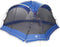 vidaXL - Camping - Muggennet - met - Deuren - Blauw - voor - 10 - Personen - - - Waterdicht