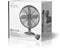 Nedis FNTB20ECR30 - Tafelventilator - Verstelbaar met 3 standen en zwenkfunctie - Verchroomd