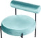Fauteuil ALPHA Fluweel Turquoise