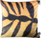 PTMD Nia Vierkant Kussen Tijger - 45 x 10 x 45 cm - Velvet - Bruin