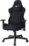 Bureaustoel Thomas - gamestoel racing stijl - stof bekleding - zwart