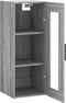vidaXL - Hangkast - 34,5x34x90 - cm - grijs - sonoma - eikenkleurig