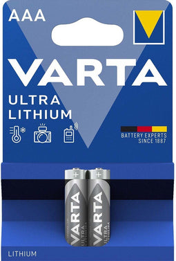Varta AAA Micro - Lithium Batterijen - 8x krachtiger - (2 stuks)