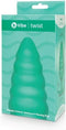 B-Vibe - Texture Plug Twist Groen