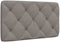 vidaXL - Hoofdbordkussen - 90 - cm - stof - taupe