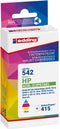 Edding EDD-542 - Inktcartridge - Vervangt HP 62XL (C2P07AE) - 3-kleurig (21 ml)