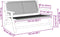 vidaXL - Tuinbank - Beige - 122x76x73,5 - cm - Massief - acaciahout