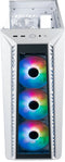 Cooler Master MasterBox 520 - Tower - Gehard glas front- en zijpaneel - Wit