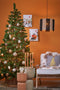 House of Seasons Lorens - Kerstboommand - H28 x Ø65 cm - Wilgentakken - Lichtbruin