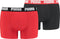 Puma - Basic Boxer 2P - Rood - Heren - maat M