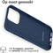 iMoshion Hoesje Geschikt voor iPhone 15 Pro Max Hoesje Siliconen - iMoshion Color Backcover - Donkerblauw