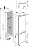 Whirlpool SP40 812 EU 2 - Koelkast met Vriezer - 400 l - Wit