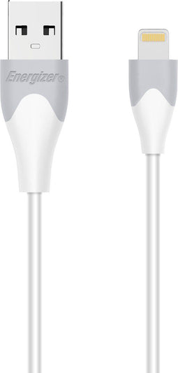Energizer C610LGWH - Lightning Kabel 1.2m - Laad tot 2.4A en 480 Mbps - Wit