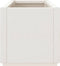 vidaXL - Plantenbak - 80x36x35 - cm - polypropeen - wit
