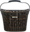 New Looxs Lombok Rotan Look Afneembare Fietsmand Stuur - 19 liter - Donker Bruin